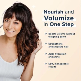 TRUHAIR Volume+ Shampoo and Conditioner Set, Biotin and Keratin Infused Hair Care Duo - Adds Lift & Body, Volumizing & Strengthening Formula Without Weighing Down, Paraben-Free