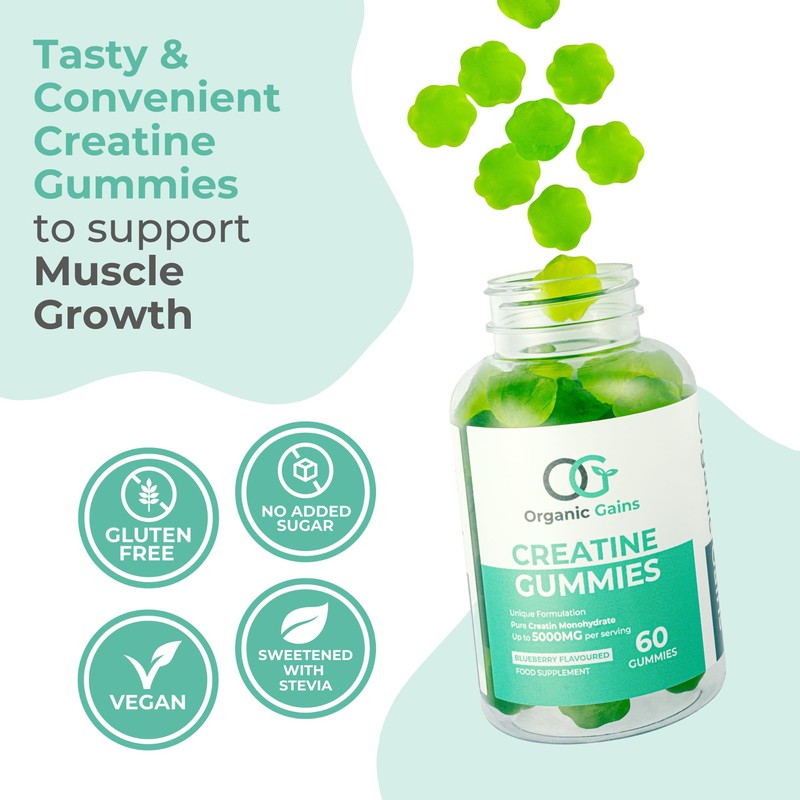 OG Creatine Monohydrate Gummies 5000mg for Men & Women -