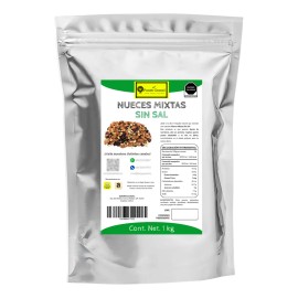 Nueces Mixtas Sin Sal 1kg - Mix Frutos Secos Punto Granel
