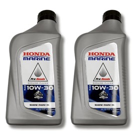 Honda 08232-H99-K1LA1 Marine Oil SAE 10W-30, 1 Quart, Pack of 2