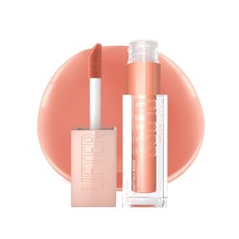 Maybelline Lifter Gloss Brillo Labial Hidratante con Ácido Hialurónico, Efecto Volumen, Aplicador XL, Hidratación Hasta por 4 Horas, Acabado Brillante
