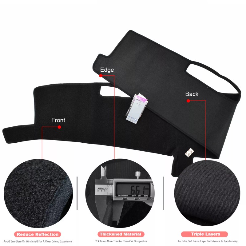 Xukey For Chevy Silverado C10 C20 C30 1981-1987 Dashmat Dashboard