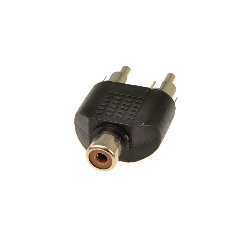 kenable Phono RCA Splitter/Joiner Adapter Twin RCA Plugs to RCA