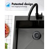 Sink Drain Strainer, Flexible Anti-Slip Chainlink Kitchen Sink Strainer with