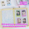 Kpop Photocard Binder with 6 Stickers Sheet & 50 Shinning