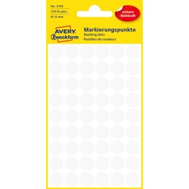 Avery Zweckform 3147 Marking dots White 5 Blatt, 270 Etiketten