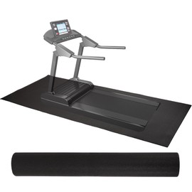 Elevon Treadmill Mat, 1/4" Thick Walking Pad with Shock Absorption Noise Reduction, Non-Slip High Density Home Gym Floor Mats for Treadmills, Elliptical, Exercise Bike, 36" x 78" Fitness Equipment Mat