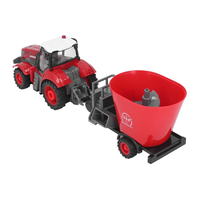 RC Farm Tractor with Trailer Remote Control Tractor Toy RC
