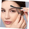 TOVINANNA 2pcs Portable Eyebrow Eyelash Comb Needle Teeth Beauty Tool