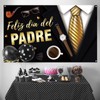 Buxiuer Feliz Día Del Padre Photo Booth Backdrop I Love