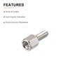 DTGN 4#-40x5x8mm (DxHLxML) - Latón Hexagonal Separador - 100 Paquete