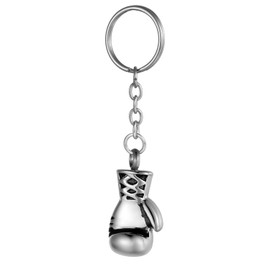 Boxing Glove Urn Pendant Cremation Keychain, COCO Park Cremation Jewelry Memorial Ashes Keepsake, Funnel Fill Kit