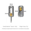 Vkyipg Titanium Alloy Screwdriver Magnetic Small Maintenance Combination Multifunctional Portable