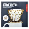 KIKKERLAND キッカーランド Brass Collapsible Coffee Dripper ブラスコラプシブルコーヒードリッパー KCU170
