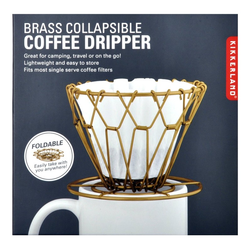 KIKKERLAND キッカーランド Brass Collapsible Coffee Dripper ブラスコラプシブルコーヒードリッパー KCU170