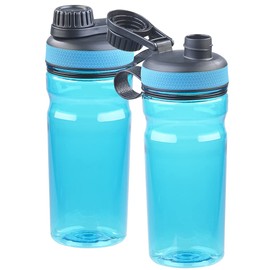 Speeron Camping Water Bottle: Set of 2 BPA Free Sports Water Bottles, 700 ml, Leak Proof, Blue (Water Bottle for Holder, Sports Drink Bottles, Cup Holder)