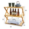 Folding Storage Rack, Powerful Load Bearing Large Storage Space Multi