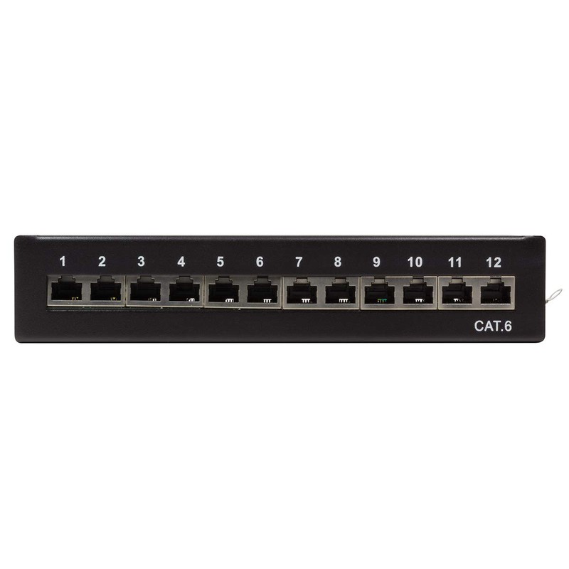 LogiLink Professional Field Patch Panels, Table/Wall/Desktop, STP (Shielded), Black
