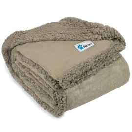 PetAmi Dog Blanket, Sherpa Dog Blanket | Plush, Reversible, Warm Pet Blanket for Dog Bed, Couch, Sofa, Car