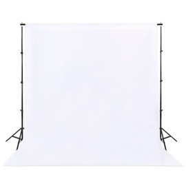 Sugargirl White Backdrop Background for Photography, 8X10FT Photo Backdrop White Screen Photo Booth Backdrop for Photoshoot Party Video(1 Panel)