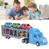 Transport Truck Toy 1/48 Scale Simulation Pull Back Collectible Cars