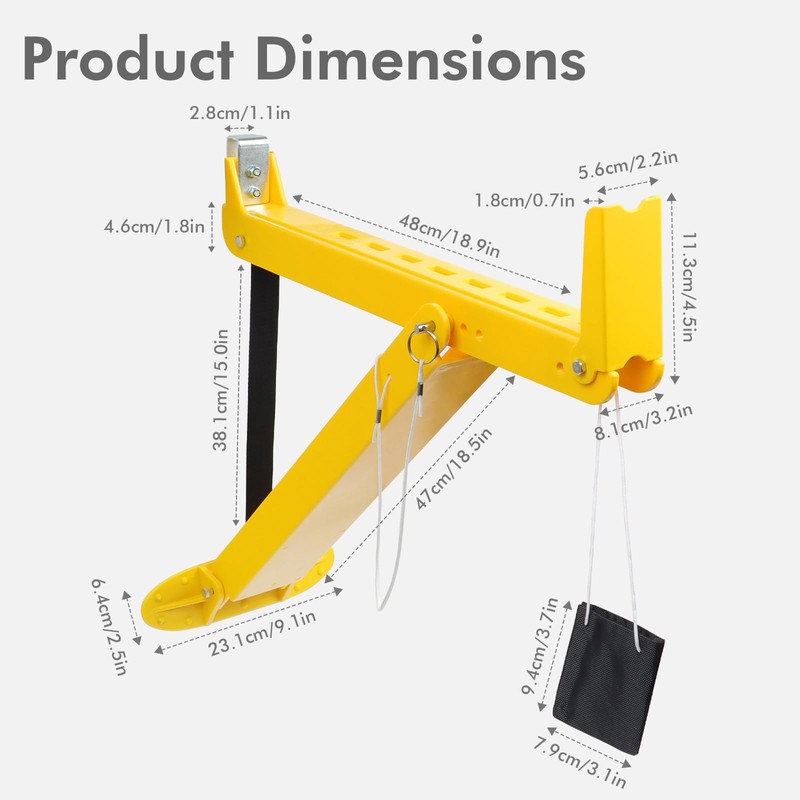 Kodilin Mini Split Wall Mounting Bracket, Heavy-Duty Minisplit Wall Bracket