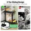 ARSTPEOE Under Sink Organizer - 2 Packs Multi-Purpose Pull-Out Storage