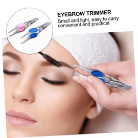 Baluue 4pcs Assorted Color Eyebrow Clamps Tool for Precision Tweezing for Home Salon Use Compact for Easy Portability