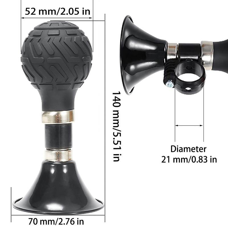 KEWAYO High Decibel Horn - Loud and Clear Bike Horn