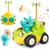Pup Go Toddler Dinosaur RC Cartoon Car with Music and