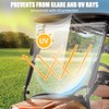 Club Car Precedent Windshield,Customize 5MM Thicken Windshield Replacement Fits Golf