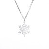 OIDIMS Snowflake Christmas Pendant Necklace Winter Jewelry Friendship Dainty Necklace