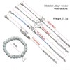 Prosy Multilayer Lucky 8 Bracelets Set Silver Pearl Fantasy Elephant