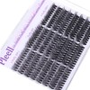 Wispy Lash Clusters 30D+40D+50D Natural Eyelash Clusters 12-16MM Fluff Eyelashes