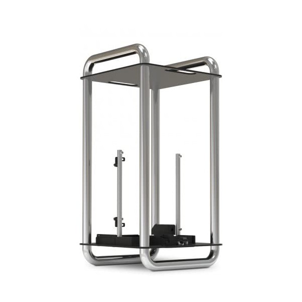 Streacom DA6 Mini-ITX Gehäuse - chrom