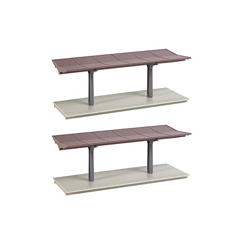 Faller FA131366 2 Bahnsteige Modellbausatz, Zubehör, Mehrfarbig