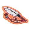 PatchStop - World's Largest Patch Store Indian White Feather Orange