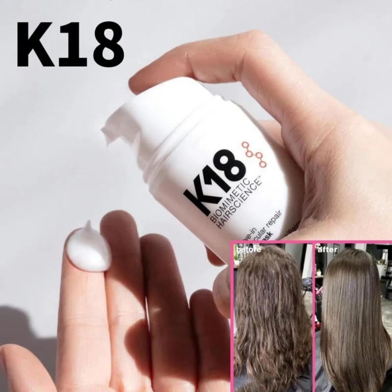Mascarilla K18 Sin Enjuague Molecular Repair Restore Hair 2pcs