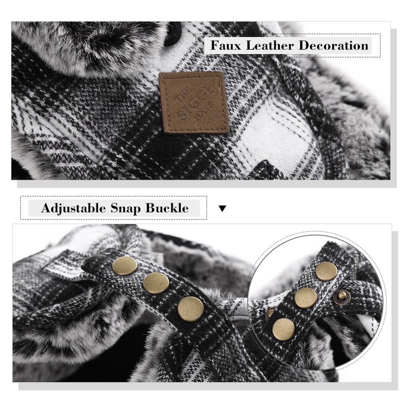 Comhats Warm Aviator Hat for Men Ear Muffs Unisex Winter