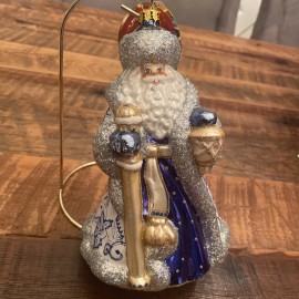 Christopher Radko *NEW* CHEERFUL CHINOISERIE SANTA Christmas Ornament 1021074