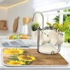 Absorbent Dish Drying Mat for Kitchen Counter - Yellow Sunflower