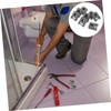 DOITOOL 8pcs Shower Door Bumper Stops Collision Sliding Door Stoppers