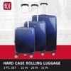 FUL 31 Inch Impulse Rolling Luggage, Ombre Hardshell Suitcase with