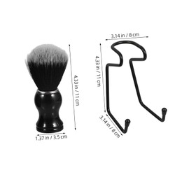 KOMBIUDA 1set Shaving Kit for Men Includes Brush Shaving Bowl and Stand Ergonomic Design for Comfortable Use for Daily Grooming and Barbershop Quality