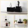 6 Pack Black Acrylic Risers for Display, 3 to 8