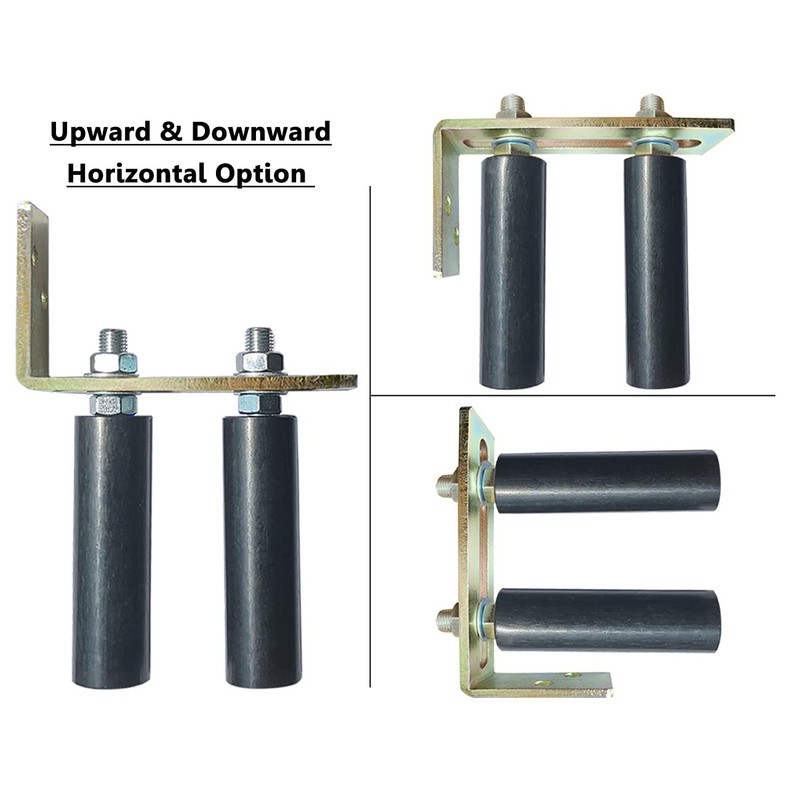 Mageway Universal Heavy Duty Slide Gate Guide Roller 6" Black