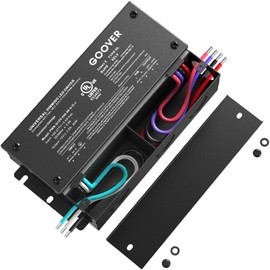 GOOVER 30W Dimmable LED Driver, AC 100V-277V to DC 12V Transformer, 5-in-1 Dimming: ELV/MLV/TRIAC / 0-10V / 1-10V / 10V PWM/Potentiometer, Waterproof IP67 and UL Listed,Class 2