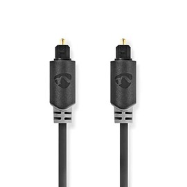 Nedis CABW25000AT30 Optical Audio Cable | TosLink Male - TosLink Male | 3.0 m | Anthracite