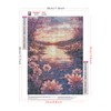 AIRDEA Pink Sunset River Acrylic Full Drill Diamond Painting Kits