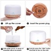 Miserwe 500ml Diffuser with Remote Control Waterless Automatic Shut Off